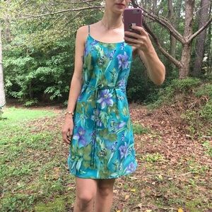 Vintage 1990s Printed Floral Dress